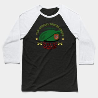 7th SFG Beret - Spanish Baseball T-Shirt